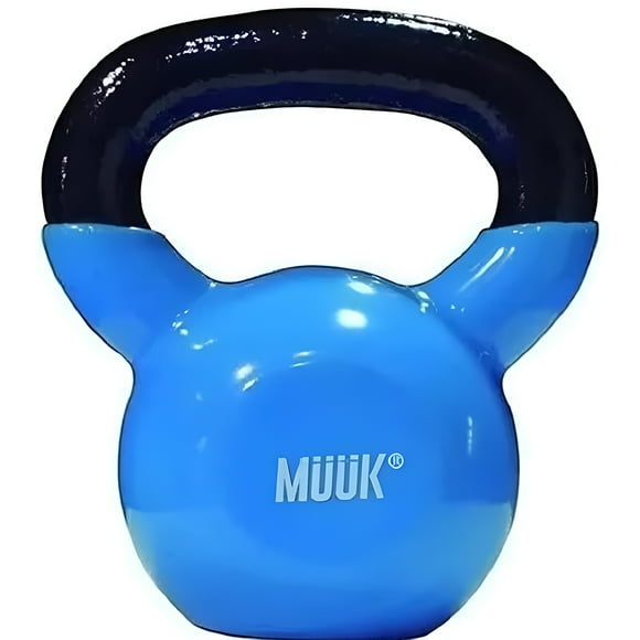 Pesa Rusa 6 kg De Fierro Celeste Cubierta PVC - PA-K1-E4