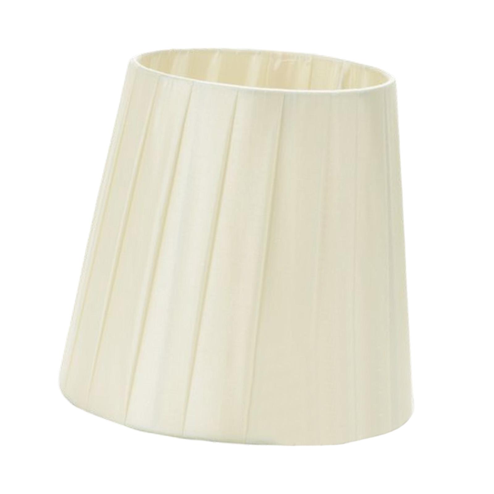 Ioensy - Pantalla De Lámpara De Mesa Clip En Pantalla Pantalla De Tela Decorativa Moderna Nórdica Colgante Beige