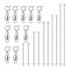 thumbnail image 1 of Cierres Y Cierres Magnéticos Para Collares, Artesanías, Colgantes, Extensores De Cadena, Plata, 1 of 5