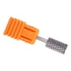 thumbnail image 2 of Brocas, herramientas removedoras de acero de tungsteno plateado, pulido, broca de cabezal de pulido multiusos para accesorios de manicura , naranja XC naranja, 2 of 5