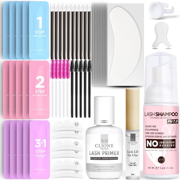Kit de estiramiento de pestañas CLIONE PRIME Lamination 5 Applic
