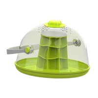 Bothyi - Caja De Alimentación Para Reptiles, Cabina Redonda Para Observación De Caracoles, Tortugas, Caracoles Y Escarabajos