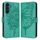 thumbnail image 2 of Funda cartera mariposa para Samsung Galaxy A17 con soporte y ranuras para tarjetas Verde, 2 of 5