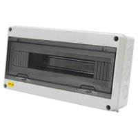 Magideal - Caja De Distribución De Energía 15 18 24 Vías Fácil De Instalar Plástico Duradero Caja De Conexiones Ip66 A Prueba De Agua Para Comunicación Exterior Ht 18