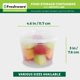 thumbnail image 3 of Recipientes de almacenamiento de alimentos Freshware 480 ml [paquete de 240] sin BPA, 3 of 7