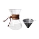 thumbnail image 1 of Verter Sobre Cafetera De Vidrio Cafetera Filtro Reutilizable Resistente Al Calor 400ml Con Filtro, 1 of 5