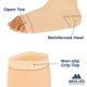 thumbnail image 3 of Calcetines de compresión Mojo AB211 20-30 mmHg Medical Beige 3XL, 3 of 7