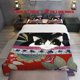 thumbnail image 1 of 3pcs Japanese Style Cat Theme Printed Bedding Set Soft Duvet Cover and Two Pillowcases, 1 of 5