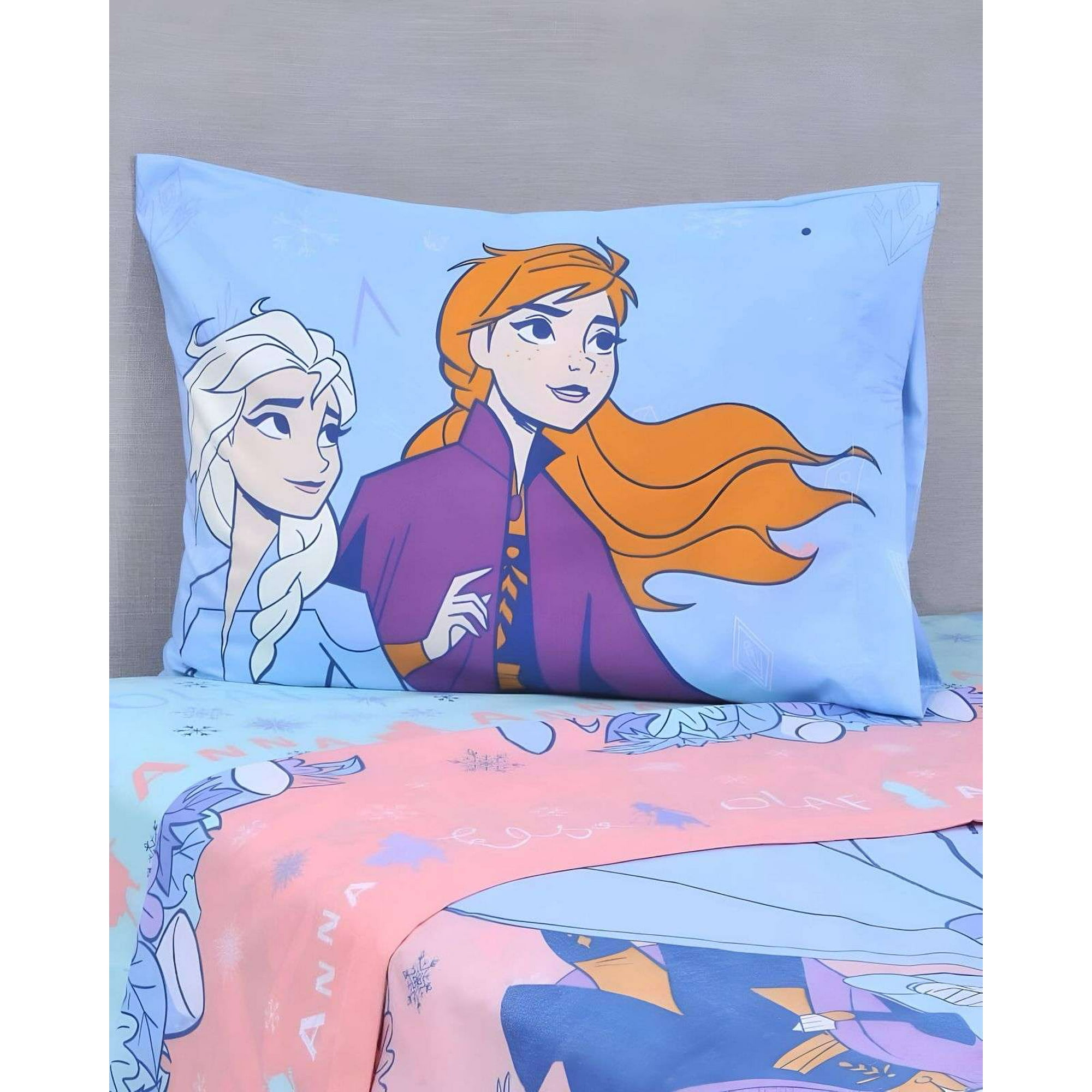 Juego Sábanass Infantil Frozen Plaza Y Media Mashini