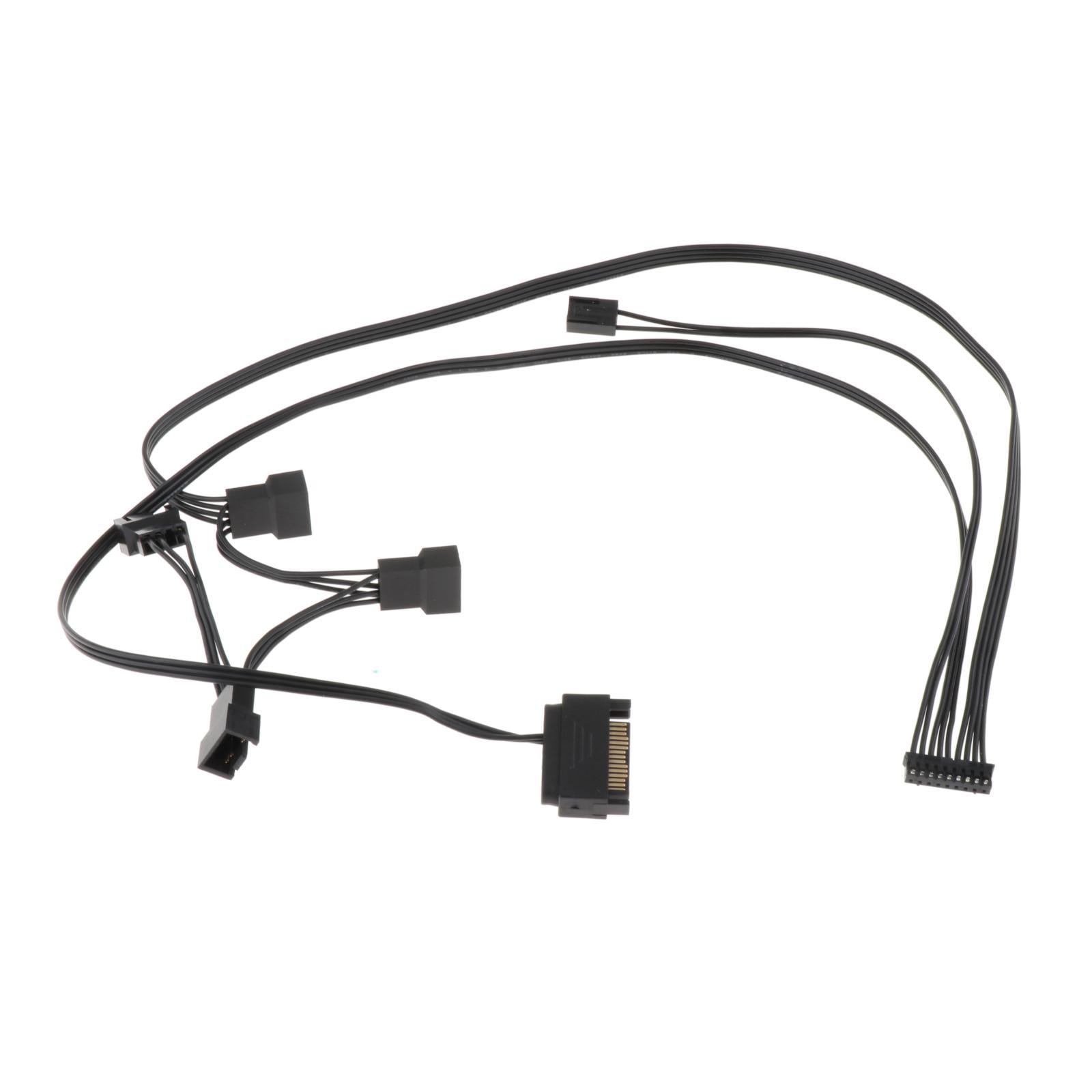 Magideal - Accesorios De Cable Del Conector Del Enfriador De Agua Piezas De Repuesto Fáciles De Usar Línea De Suministro De Energía Cable Liviano Estable Para 9 Pines