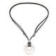 thumbnail image 3 of Collar De Cordón De Cuero PU Vintage Con Pulsera Con Colgante De Anillo Para Mujer, 3 of 5