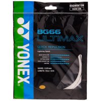 Juego De Cuerdas De Bádminton Yonex Ultimax De 10 M Bg66, Color Blanco