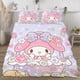 thumbnail image 3 of My Melody Soft 3D Printed Duvet Cover Bedding Set with Comforter Cover 3 Piece Set, 3 of 5