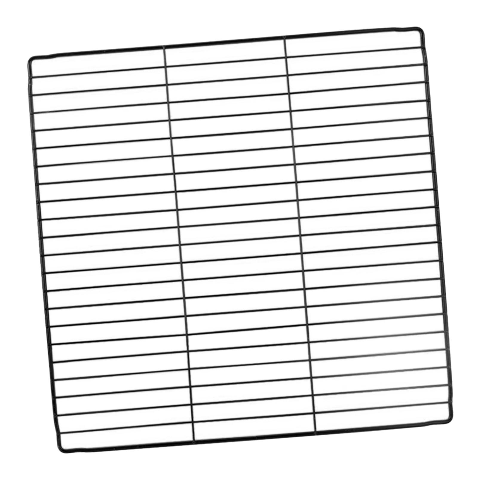 Magideal - Valla Para Mascotas Cerca De Juego Para Pequeñas Mascotas De Animales Portatil Cercado De Alambre Diseño Diy Fácil De Montar Adecuada Para Cachor Rejilla Negra Densa