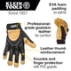 thumbnail image 2 of Guantes de trabajo Klein Tools 60188 de piel de calidad profesional, 2 of 6