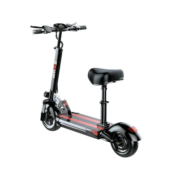 Scooter Adulto Eléctrico Flash 48V 500W 80KM Aluminio Negro