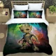 thumbnail image 2 of Cartoon I Am Groot Printed Bedding Sets exquisite bed supplies set duvet cover comforter set bedding set luxury birthday gift, 2 of 5