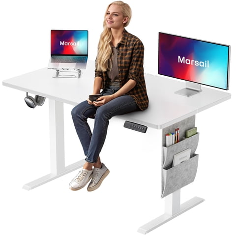 Escritorio De Pie Marsail Eléctrico 48 X 24 Pulgadas