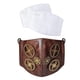 thumbnail image 2 of Steampunk Face Mask Disfraz Halloween Mascarilla Gótica Reutilizable, 2 of 5