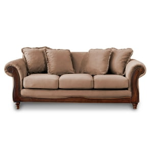 Latam Home - Sofá Rimini 3C Tela Velvet Beige
