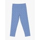 thumbnail image 5 of Calza Niña Franela Flores Celeste celeste 4, 5 of 6