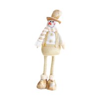 Magideal - Figura Navideña, Adorno Navideño, Estatua Cómoda, Suministros De Bricolaje, Muñeca De Longitud Telescópica, Muñeca De Peluche, Juguete Para Armario De