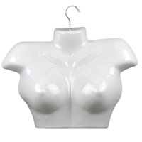 Magideal - Modelo De Exhibición De Medio Cuerpo, Maniquí Femenino, Decoración, Estante De Ropa, Práctico Torso De Maniquí Femenino Para Exhibición De Joyería Color Blanco