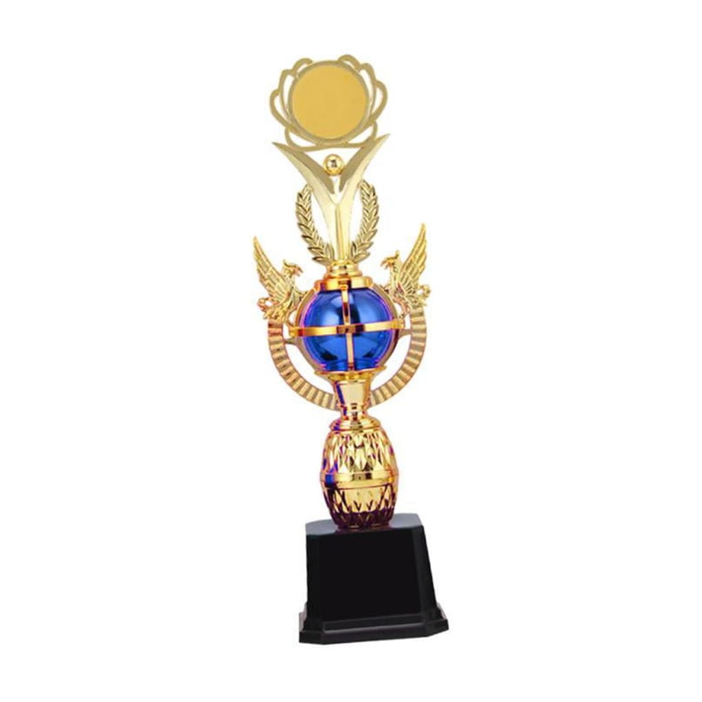 Bothyi - Premio Trofeo Premios Ganadores De Copas Para Celebraciones De Fiestas Concurso De Oratoria Escolar Azul 38,5 Cm