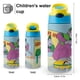 thumbnail image 2 of El Gran Show de Grape Ape Botella de Agua con Tapa Pop Top de Un Toque, Acero Inoxidable, a Prueba de Fugas, para Deportes, Botella Infantil azul 12 oz, 2 of 6