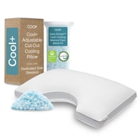 Pillow Coop Home Goods Cool+ Con Abertura Ajustable, Tamaño Queen
