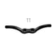 thumbnail image 4 of Cornamusa De Cuerda De Acero Inoxidable Con Tornillos Hardware Marino Para Yate Kayak Canoa Negro, 4 of 5