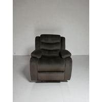 Casa Factory - Berger Reclinable Relaxline Chocolate Oscuro Felpa