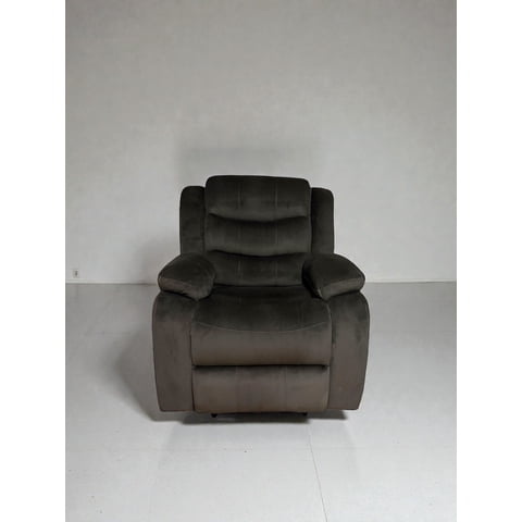 Casa Factory - Berger Reclinable Relaxline Chocolate Oscuro Felpa