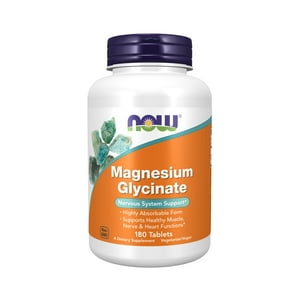 Magnesium Glycinate 180 Tab - Now Foods