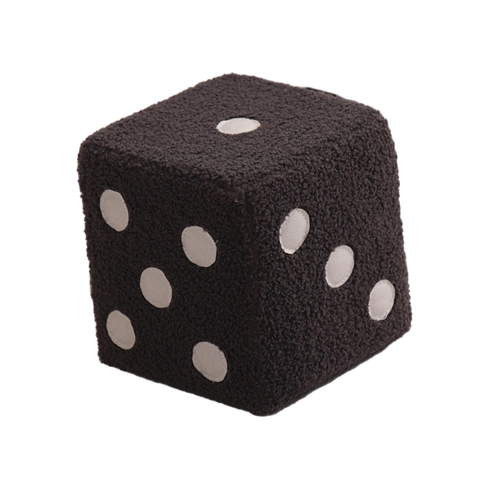Magideal - Taburete Otomano Con Forma De Cubo De Dados, Taburete Decorativo Para Pies Cúbicos, Mueble Pequeño Y Resistente, Reposapiés Para Sala De Estar, Sofá Y Gris S Terciopelo