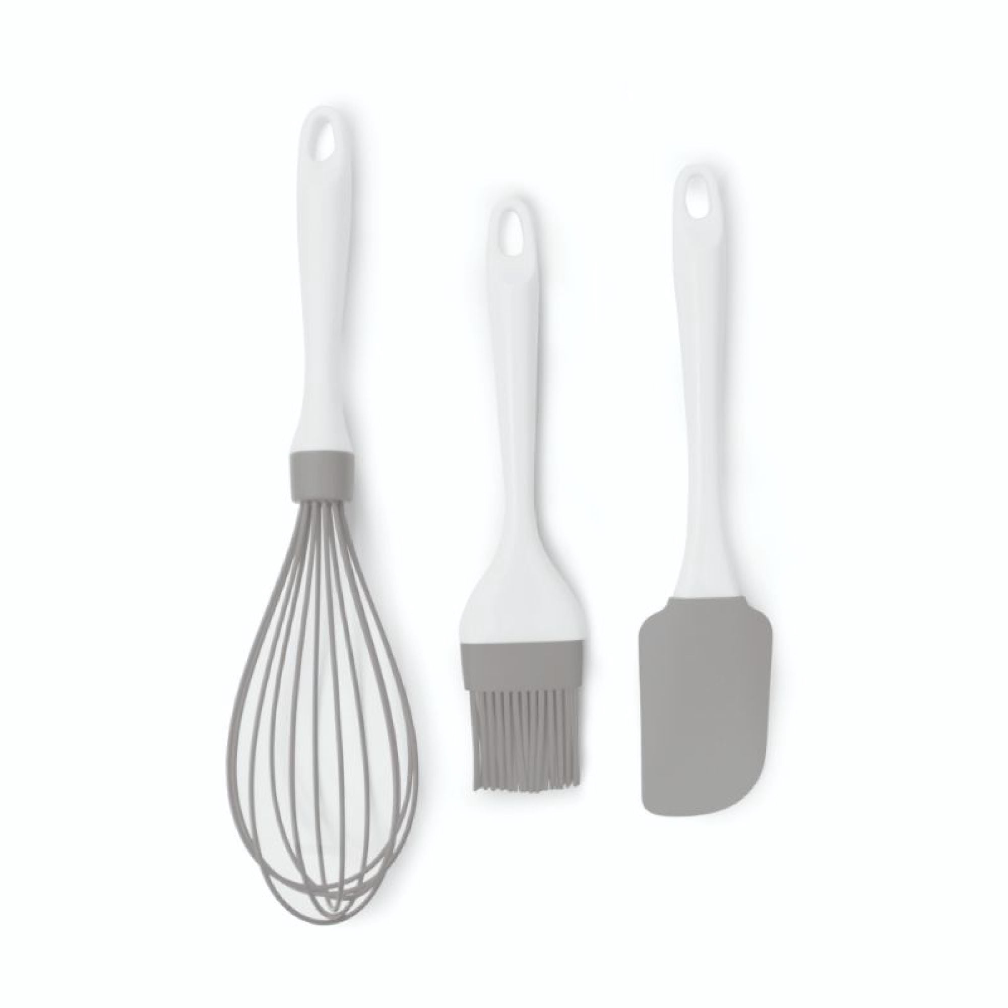 Juego de Utensilios Pastry 3 Piezas Silicona - Pp Gris, 1 Un