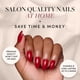 thumbnail image 2 of Press On Nails Glamnetic Classic, rojo opaco, tono frío, 2 of 6