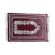 thumbnail image 5 of Alfombrilla De Oración Musulmana Rectangular Con Patrón De Flores Para Fiesta Interior Al Aire Libre Rojo Oscuro, 5 of 5