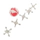 thumbnail image 4 of Jacks Game Con Ball Jacks Y Bouncy Ball Para Game Premes Family Game Night Argent, 4 of 5