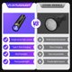 thumbnail image 2 of DARKBEAM Flashlight UV Black Light 395 NM, Mini but Powerful, 2 of 3