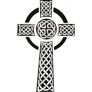 Rienda Libre Graphics - Decomural Celtic Cross Religious Ws-18386