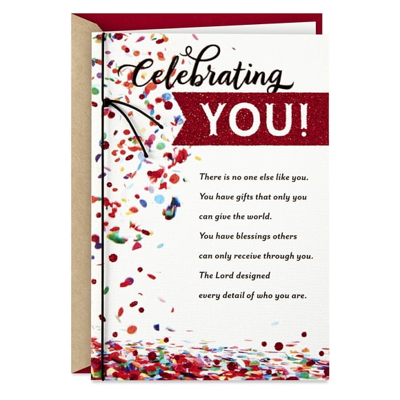 Tarjeta de cumpleaños Hallmark DaySpring Religious Celebrating You