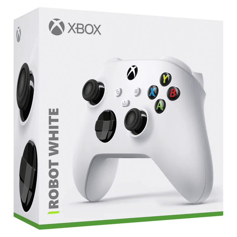 Control Inalámbrico Xbox Color Robot White Blanco Robot White