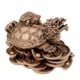 thumbnail image 4 of Resina Dragón Tortuga Tortuga Estatua Estatuilla Riqueza Adornos De Escritorio Bronce, 4 of 5