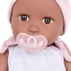 thumbnail image 2 of BABI by Battat 14-inch Newborn Baby Girl Doll Soft Body Deep-Medium Skin Tone Brown Eyes Removable Outfit Matching Pink Headband & Pacifier Accessories Children s Toys for Kids Ages 3+, 2 of 5