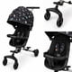 thumbnail image 2 of Coche Para Bebe / Moderno Y Funcional  / Fondo Negro De Planetas Y Figuras, 2 of 5