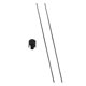 thumbnail image 3 of Palo De Alineación De Golf, Entrenador De Swing Para Hacer Ejercicio, Gimnasio, Principiantes, Negro, 3 of 5