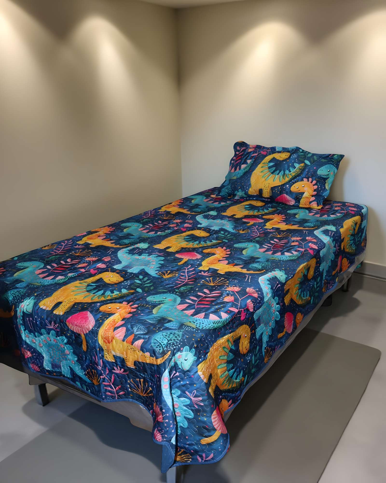 Genérico - Cobertor Quilt 3D Plaza Y Media 180 X 230 Cm V02