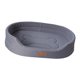 thumbnail image 3 of Cama Para Mascotas Ovalada Fondo Antideslizante Bordes Delanteros Bajos Cama Para Perros Lavable Para Sofá Interior Gris L, 3 of 5