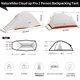 thumbnail image 2 of Tent NatureHike Cloud-Up, ultraligero impermeable para 1 persona, 2 of 8